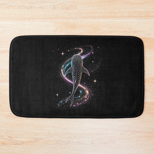 Item preview, Celestial Whale Shark Diving Space Galaxy  Night Sky | Colorful Cosmic Space  designed and sold by SOUFIANE1991.