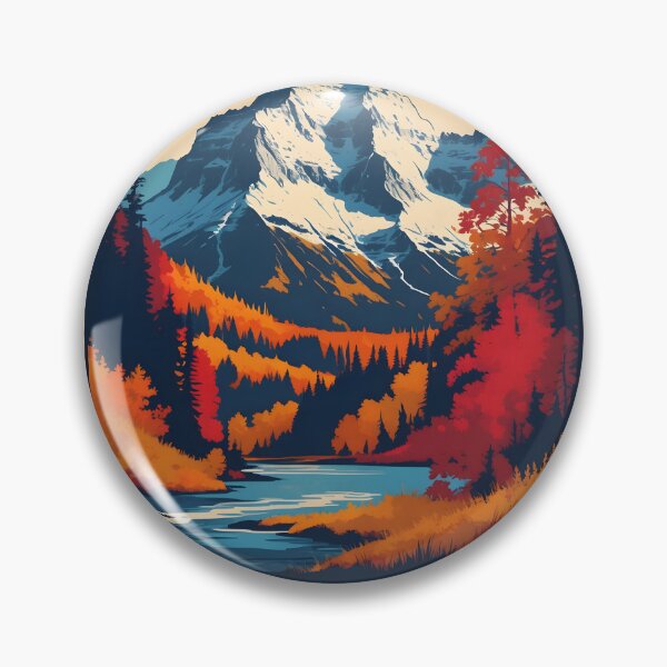 Item preview, Katmai National Park Autumn USA Vintage Travel Tourism designed and sold by TravelersGems.