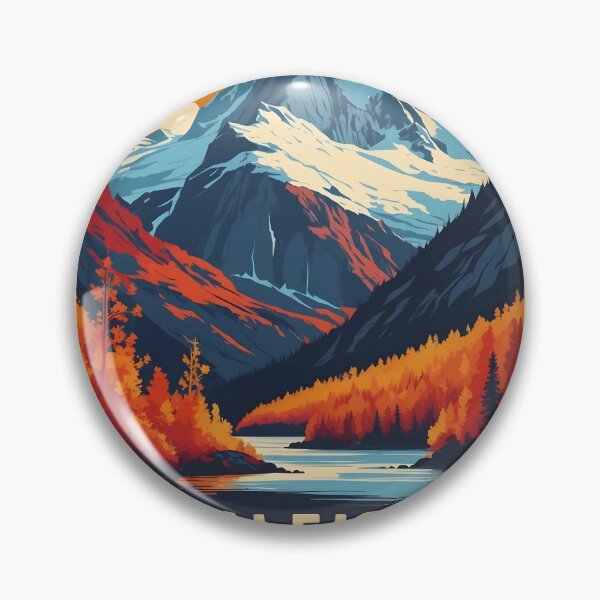 Item preview, Kenai Fjords National Park Autumn USA Vintage Travel Tourism designed and sold by TravelersGems.