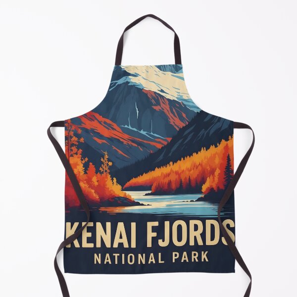 Item preview, Kenai Fjords National Park Autumn USA Vintage Travel Tourism designed and sold by TravelersGems.