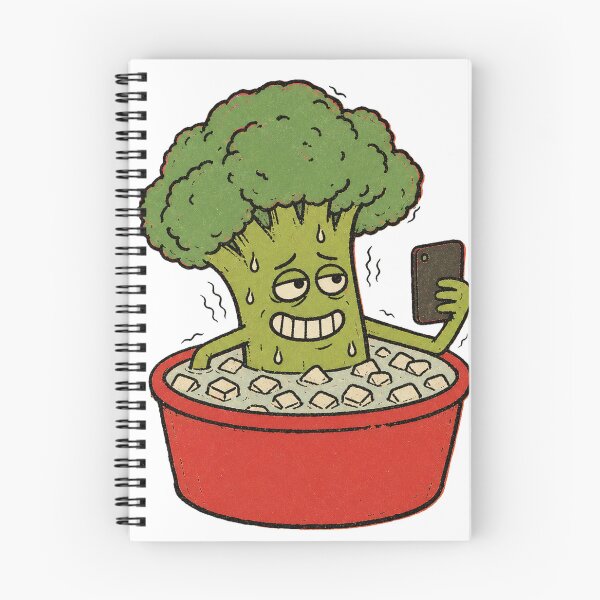 Item preview, Cold Plunge Broccoli – Wellness Humor designed and sold by Spenceless Designz.