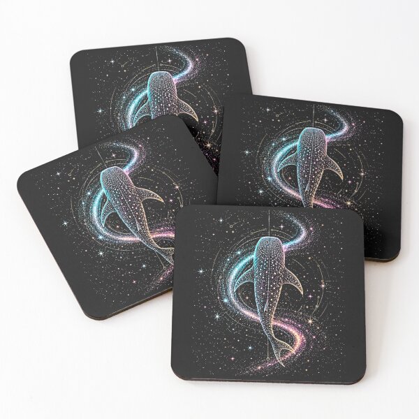 Item preview,  Celestial Whale Shark Diving Space Galaxy  Night Sky | Colorful Cosmic Space  designed and sold by SOUFIANE1991.