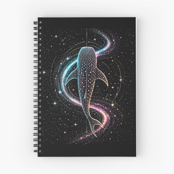 Item preview,  Celestial Whale Shark Diving Space Galaxy  Night Sky | Colorful Cosmic Space  designed and sold by SOUFIANE1991.