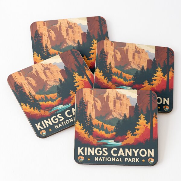 Item preview, Kings Canyon National Park Autumn USA Vintage Travel Tourism designed and sold by TravelersGems.