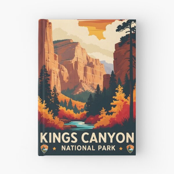 Item preview, Kings Canyon National Park Autumn USA Vintage Travel Tourism designed and sold by TravelersGems.