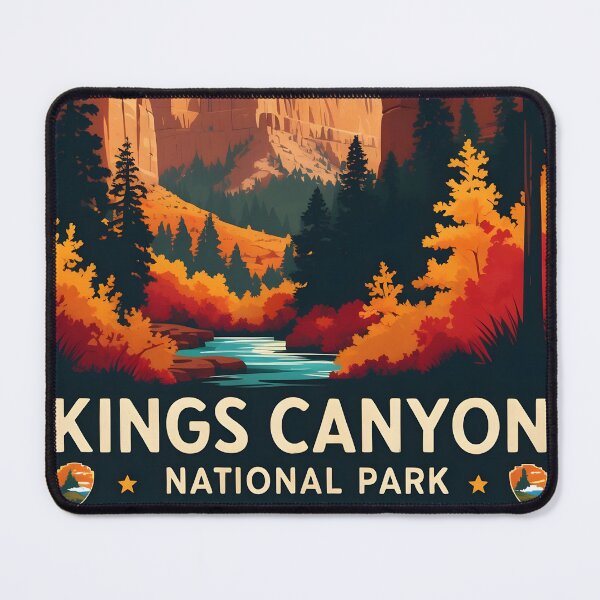 Item preview, Kings Canyon National Park Autumn USA Vintage Travel Tourism designed and sold by TravelersGems.
