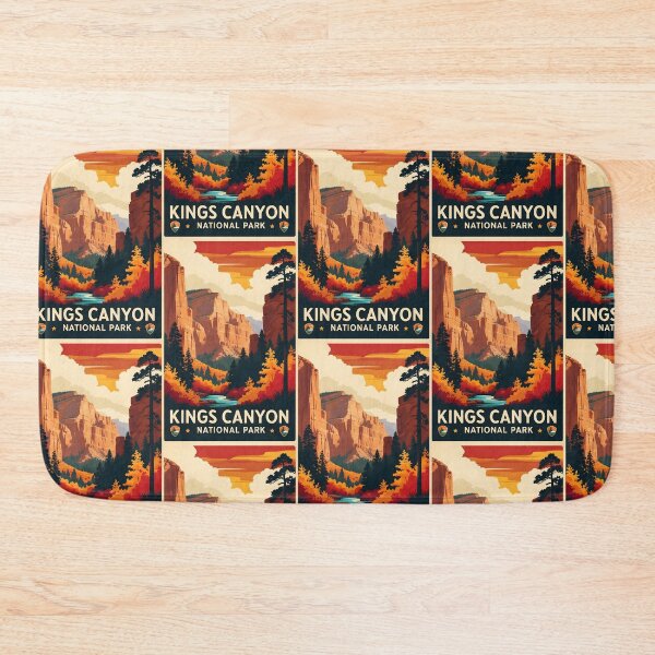 Item preview, Kings Canyon National Park Autumn USA Vintage Travel Tourism designed and sold by TravelersGems.