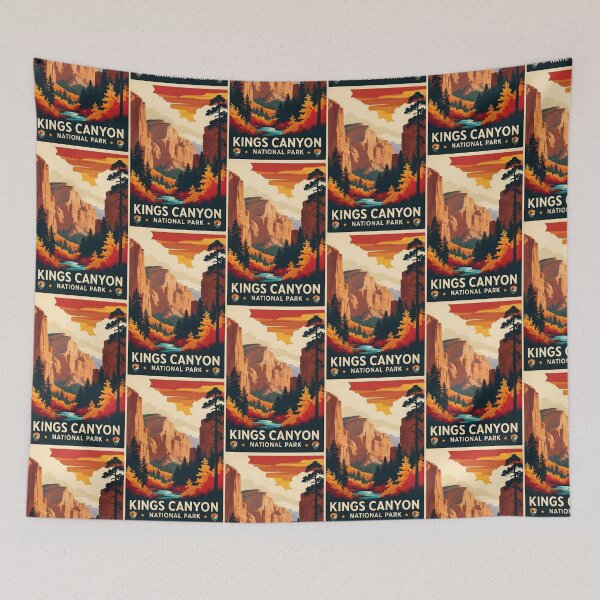 Item preview, Kings Canyon National Park Autumn USA Vintage Travel Tourism designed and sold by TravelersGems.