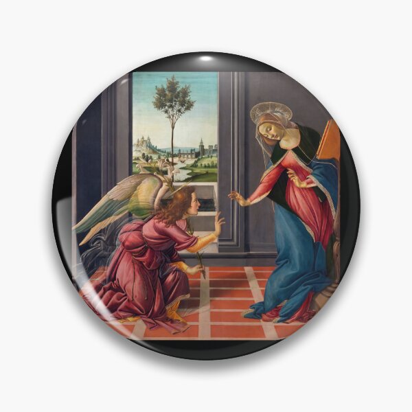 Item preview, Cestello Annunciation Angel Gabriel and Mary designed and sold by artofuniverse.