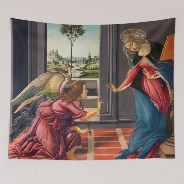 Item preview, Cestello Annunciation Angel Gabriel and Mary designed and sold by artofuniverse.