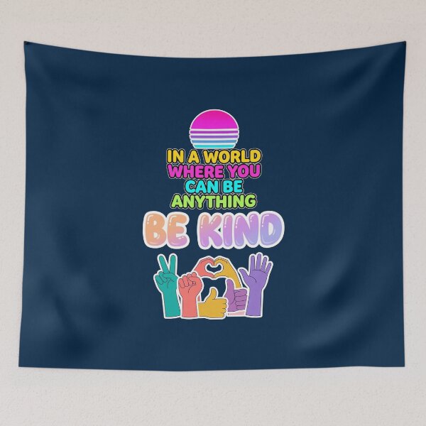 Item preview, Be Kind Colorful Positive Quote designed and sold by jenaholland.