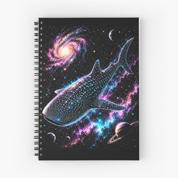 Item preview,  Celestial Whale Shark Diving Space Galaxy  Night Sky | Colorful Cosmic Space  designed and sold by SOUFIANE1991.