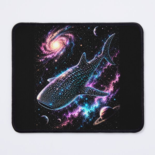 Item preview, Celestial Whale Shark Diving Space Galaxy Night Sky | Colorful Cosmic Space designed and sold by SOUFIANE1991.