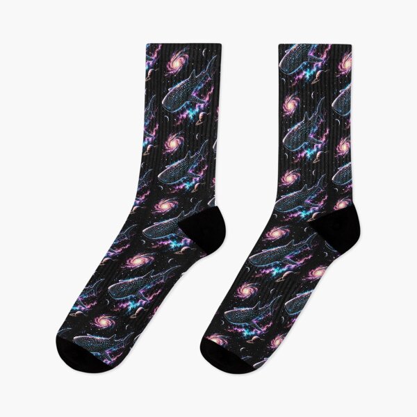Item preview,  Celestial Whale Shark Diving Space Galaxy  Night Sky | Colorful Cosmic Space  designed and sold by SOUFIANE1991.