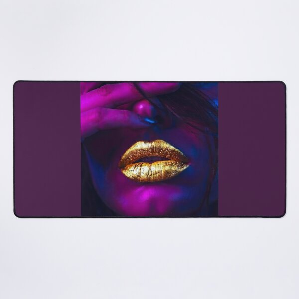 Item preview, Neon Gold Dream - Cyberpunk Portrait Art designed and sold by abanoubnabil.