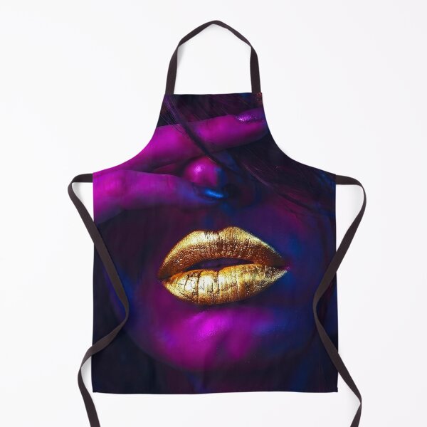Item preview, Neon Gold Dream - Cyberpunk Portrait Art designed and sold by abanoubnabil.