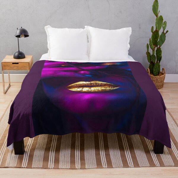 Item preview, Neon Gold Dream - Cyberpunk Portrait Art designed and sold by abanoubnabil.