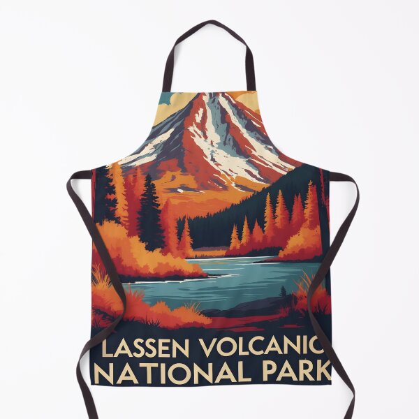 Item preview, Lassen Volcanic National Park Autumn USA Vintage Travel Tourism designed and sold by TravelersGems.