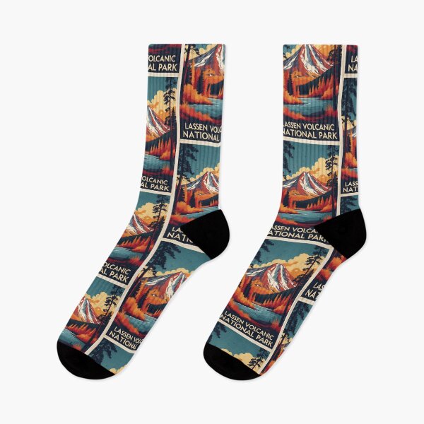 Item preview, Lassen Volcanic National Park Autumn USA Vintage Travel Tourism designed and sold by TravelersGems.