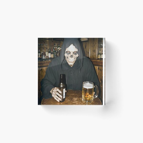 Item preview, The Grim Reaper in the pub designed and sold by VoidVeilStudio.
