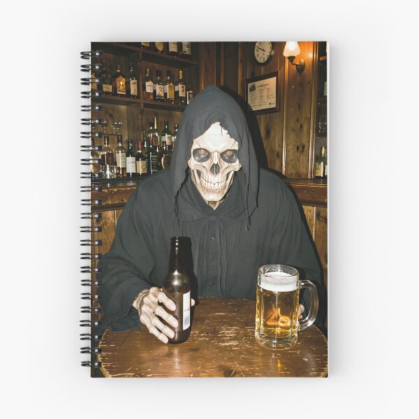 Item preview, The Grim Reaper in the pub designed and sold by VoidVeilStudio.