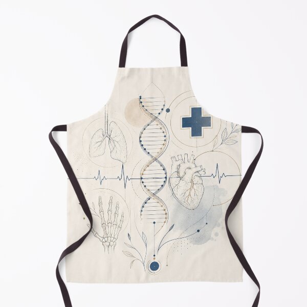 Item preview, Minimal Medical Anatomy and DNA Illustration designed and sold by MWprint.