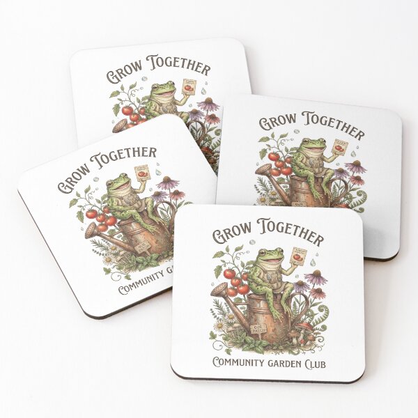 Item preview, Grow Together Our Patch Frog designed and sold by Roy & Tiffany.