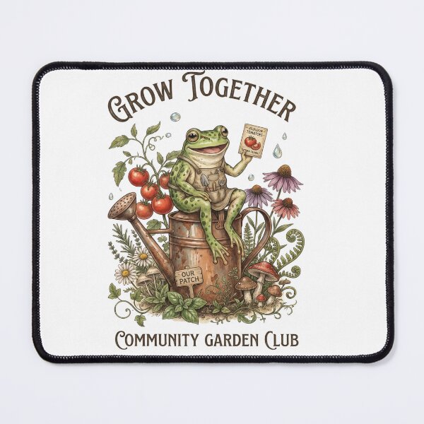 Item preview, Grow Together Our Patch Frog designed and sold by Roy & Tiffany.
