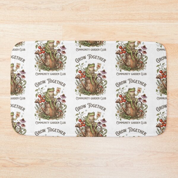Item preview, Grow Together Our Patch Frog designed and sold by Tiffany Roy.