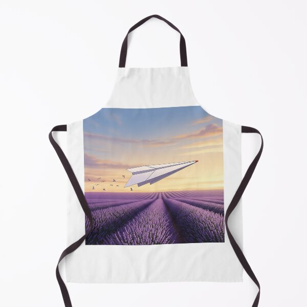 Item preview, Paper Airplane Flying Over Lavender Field designed and sold by Michaelragheb.