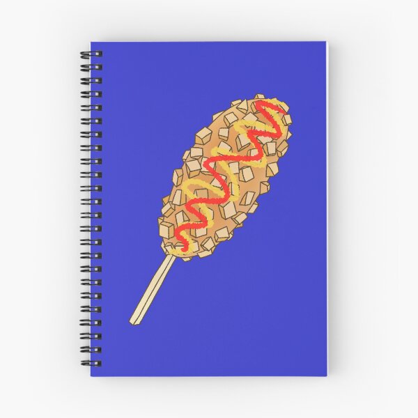 Item preview, Korean Potato Corn Dog with Ketchup and Mustard Illustration designed and sold by ubborn.