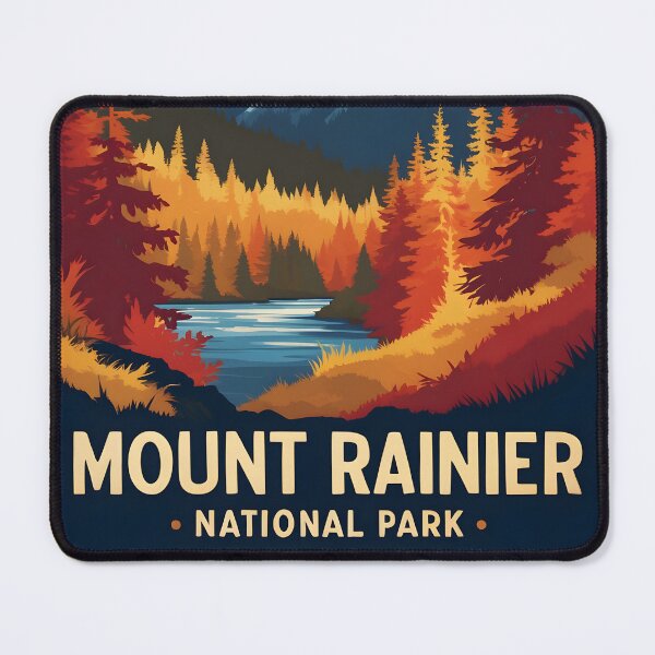 Item preview, Mount Rainier National Park Autumn USA Vintage Travel Tourism designed and sold by TravelersGems.