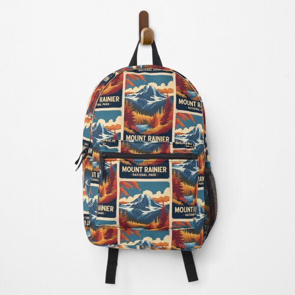 Item preview, Mount Rainier National Park Autumn USA Vintage Travel Tourism designed and sold by TravelersGems.