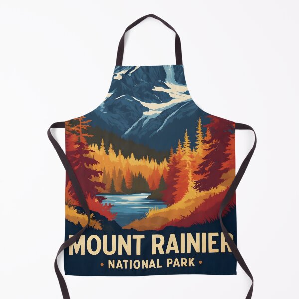 Item preview, Mount Rainier National Park Autumn USA Vintage Travel Tourism designed and sold by TravelersGems.