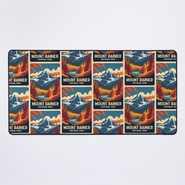 Item preview, Mount Rainier National Park Autumn USA Vintage Travel Tourism designed and sold by TravelersGems.