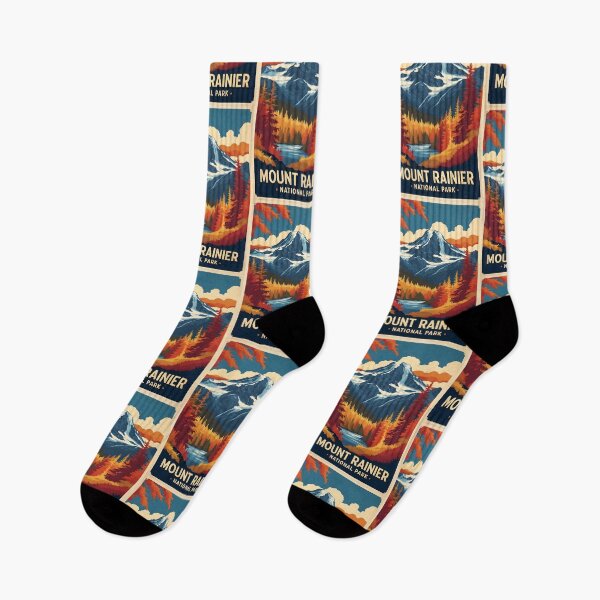 Item preview, Mount Rainier National Park Autumn USA Vintage Travel Tourism designed and sold by TravelersGems.