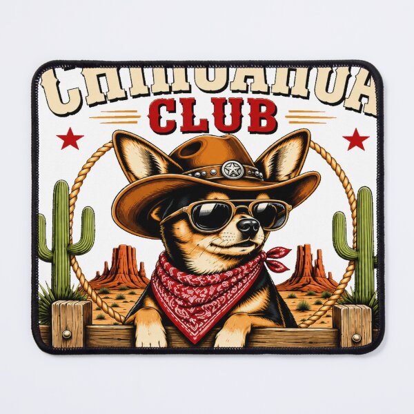 Item preview, Fearless Chihuahua Cactus Dog Club designed and sold by martinezkreativ.