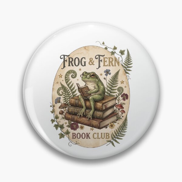 Item preview, Frog And Fern Book Club designed and sold by Roy & Tiffany.