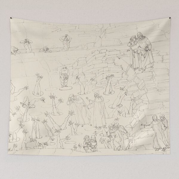 Item preview, Dante and Virgil in the Inferno designed and sold by artofuniverse.