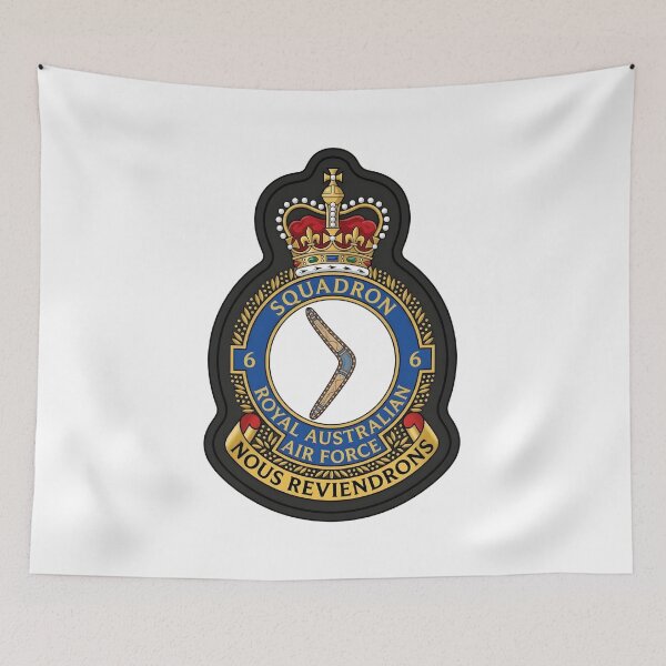 Item preview, No. 6 Squadron RAAF Crest - Royal Australian Air Force Emblem designed and sold by CharlieDesings.