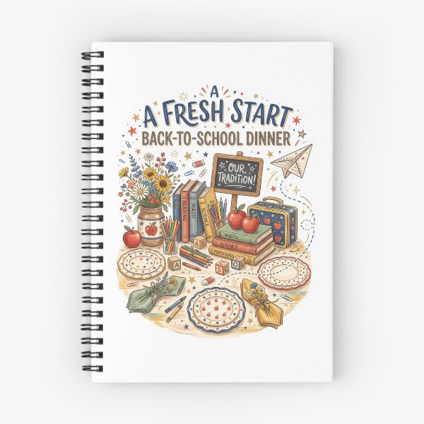 Item preview, Fresh Start Back To School Dinner designed and sold by Tiffany Roy.