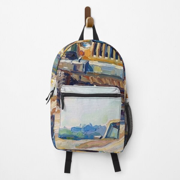 Item preview, Impressionist Vehicle Watercolor Painting | Colorful Vintage Transport Wall Art Print designed and sold by Iceberg Comic Book Lounge.
