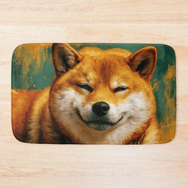 Item preview, A smiling shiba inu dog! designed and sold by ArtifactsLab.