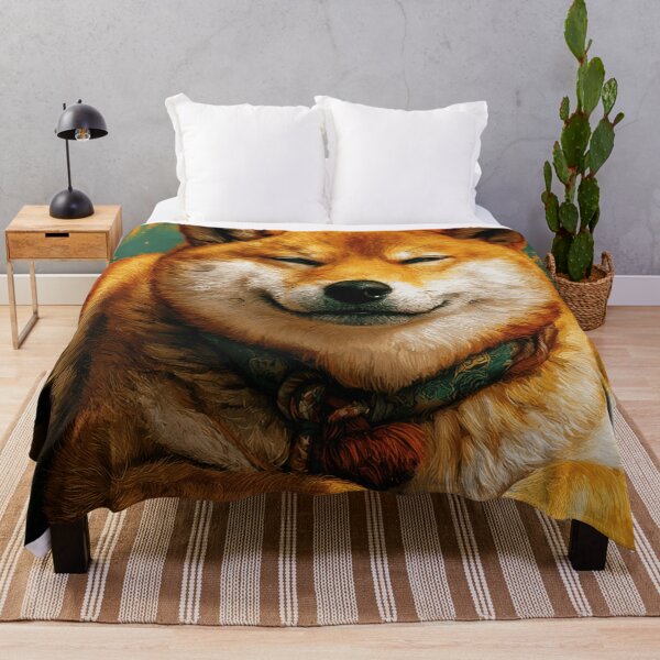 Item preview, A smiling shiba inu dog! designed and sold by ArtifactsLab.