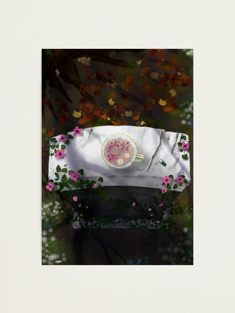 Alternate view of Dead People Tea Photographic Print
