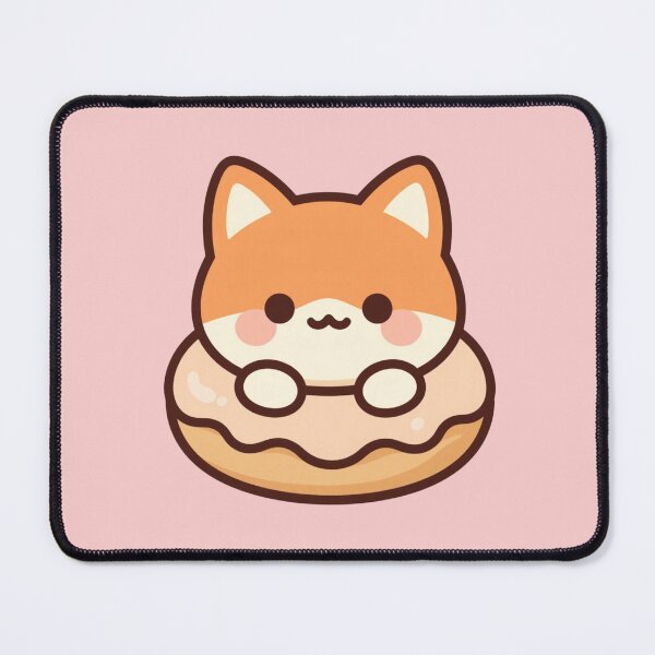 Item preview, Kawaii Fox in a Cream Doughnut designed and sold by Randomnessy.