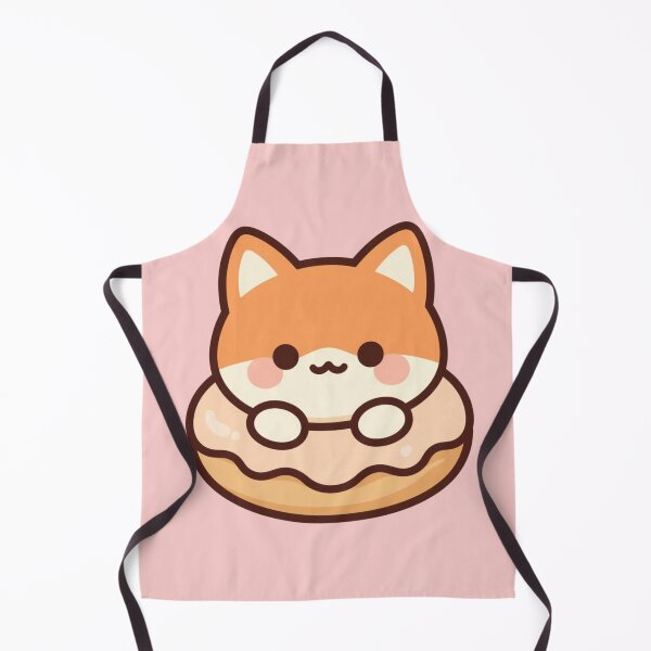 Item preview, Kawaii Fox in a Cream Doughnut designed and sold by Randomnessy.