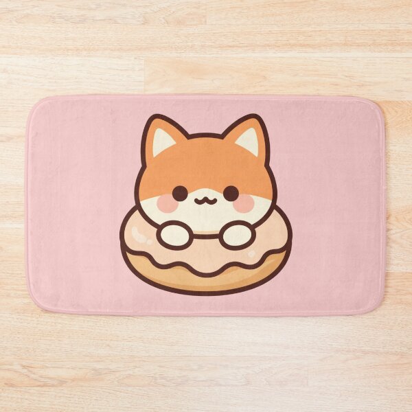 Item preview, Kawaii Fox in a Cream Doughnut designed and sold by Randomnessy.