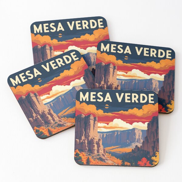 Item preview, Mesa Verde National Park Autumn USA Vintage Travel Tourism designed and sold by TravelersGems.
