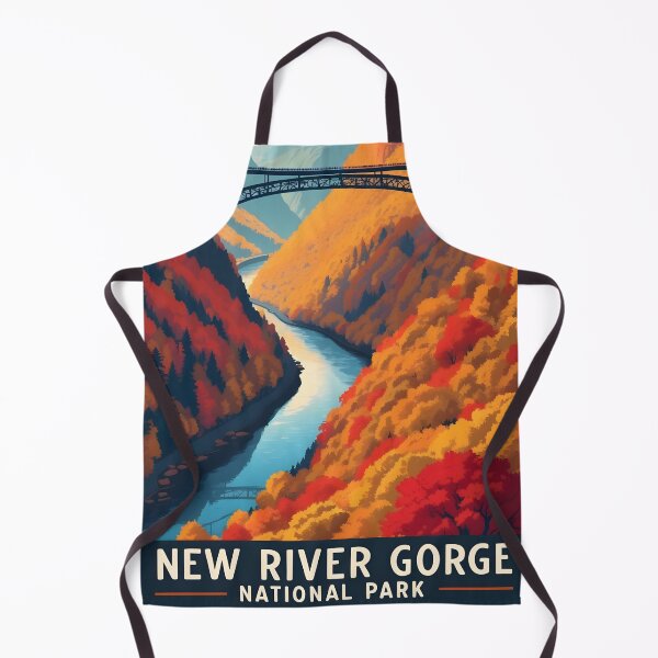 Item preview, New River Gorge National Park Autumn USA Vintage Travel Tourism designed and sold by TravelersGems.